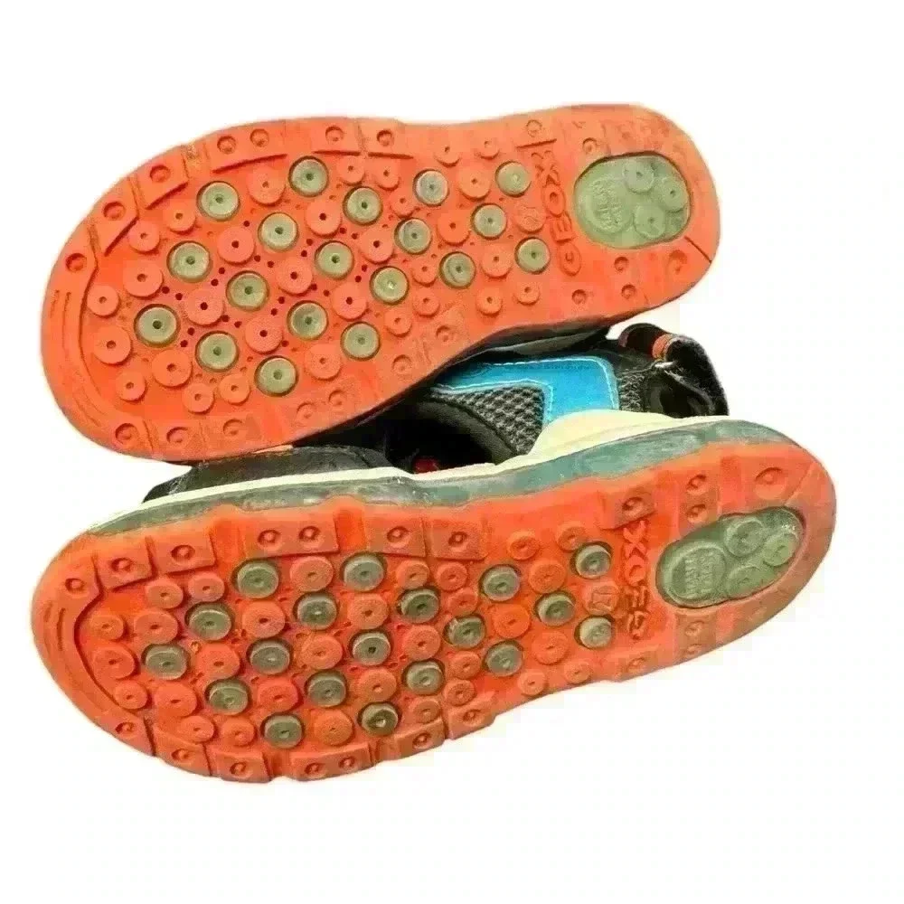 Geox Boy's J Sandal Android Toddler Sz 9 Pre loved Hook and loop closure - Picture 7 of 9